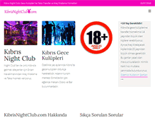 Tablet Screenshot of kibrisnightclub.com